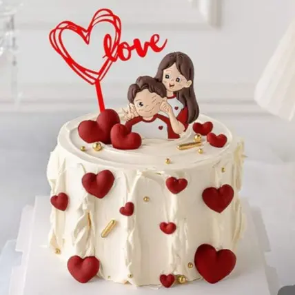 Lovely Little Hearts Cake